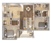Vista at Park Row B1 Floor Plan Vista at Park Row B1 Floor Plan
